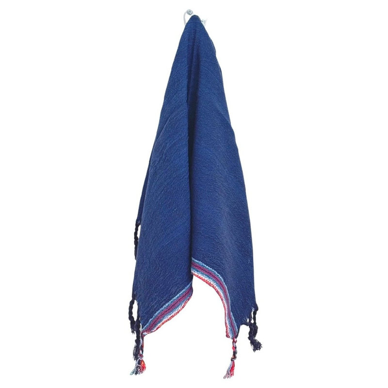 Débarbouillette bleu Aegean Indigo