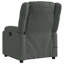 Fauteuil de massage inclinable gris foncé-673236538