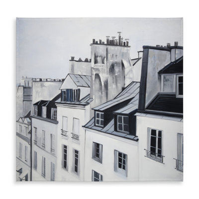 Blue Cities Tablecloth - Historical Buildings Design - Home Decor