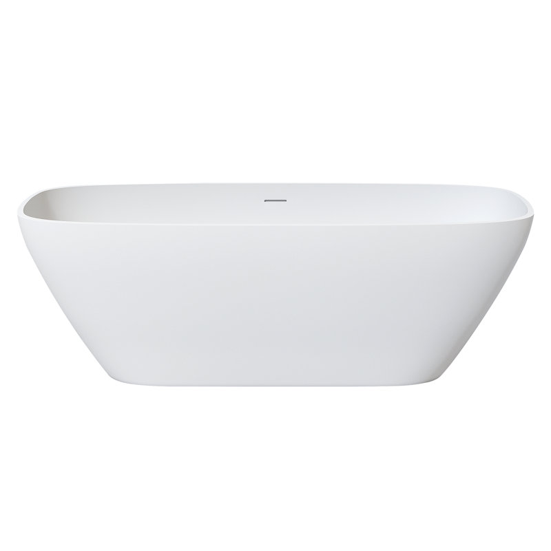 67Inch Solid Surface Deep Soaking Bathtub
