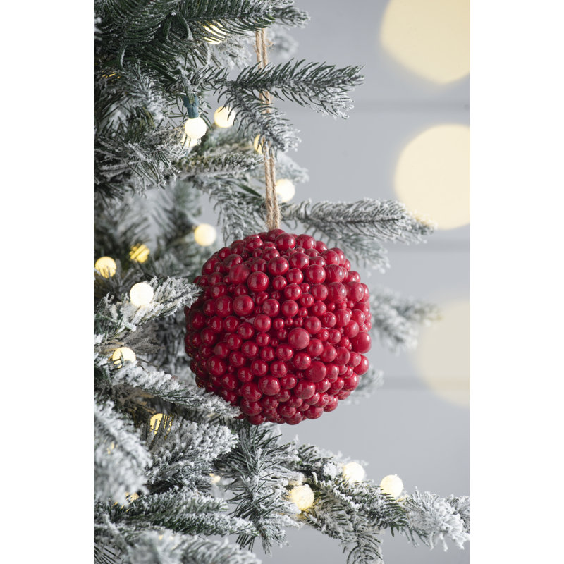 Ensemble de 3 boules rouges