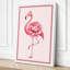 Flamingo in Bloom Botanical - Wrapped Canvas-941249498-941249508