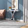 Rillamas 43.3'' Mirrored Glass Console Table Entryway Living Sofa Table