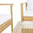 Ensemble de conversation à chaises multiples en rotin 4 pièces avec coussins Cabbar-844037664