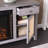 Edderton Criss Cross Fireplace TV Stand with Storage