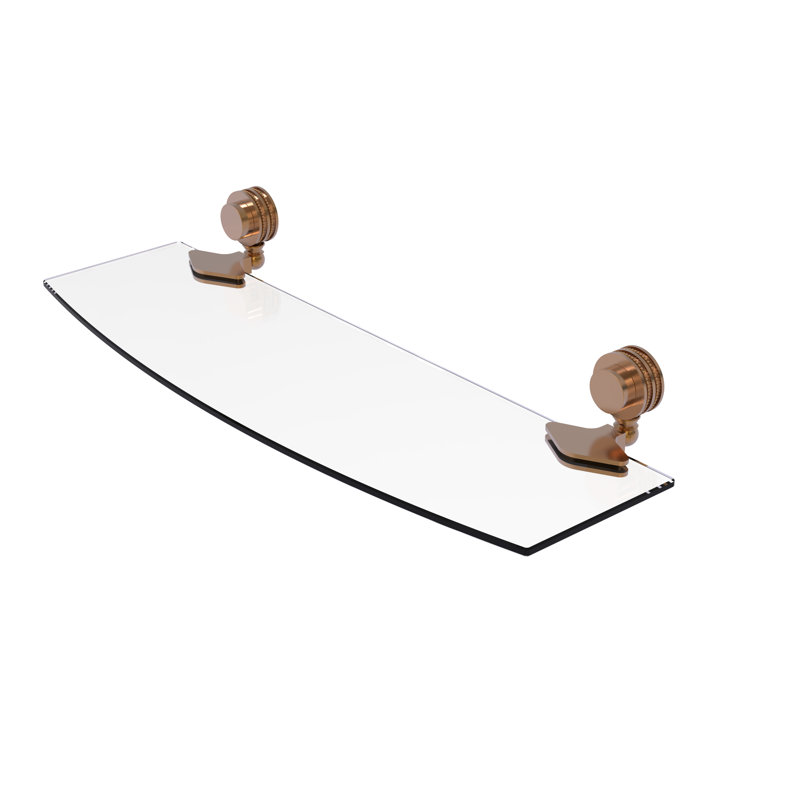 Venus Bracket Shelf, Brushed Bronze