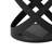 Suzzie Modern Round Turnable Dining Table for 4-6 with Sintered Stone Tabletop, Carbon Steel Base-103232737-103232738