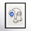No Evil Permise - Reproduction d'art graphique sur papier encadré-1344366067-1412678571