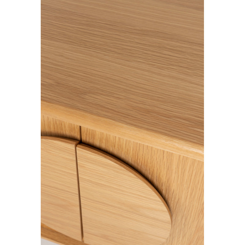 Groove Accent Cabinet, Brown