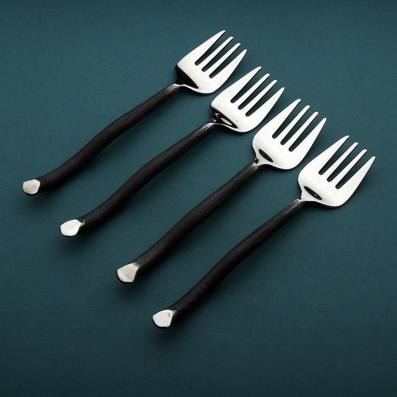Shirleyan Inox Artisans Twig Sardine Table Forks 4 Pc. Set