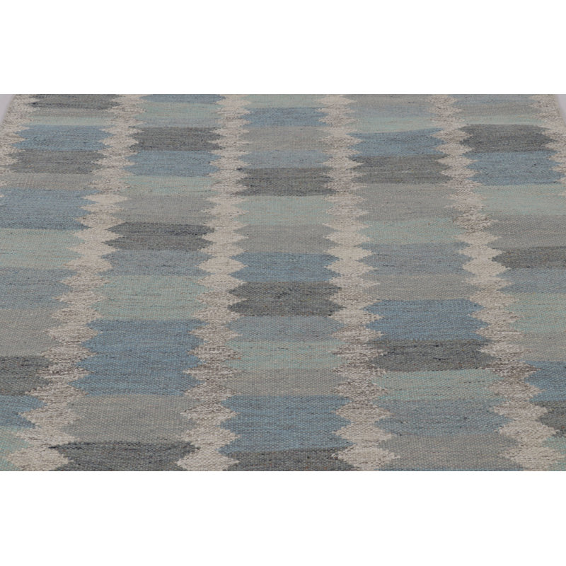 Scandinavian One-of-a-Kind 5'9X9'1 Hand Knotted Area Rug