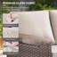 Canapé d'extérieur 3 places de 74 pouces, résistant et durable, avec coussins en tissu oléfine imperméable-1768630816
