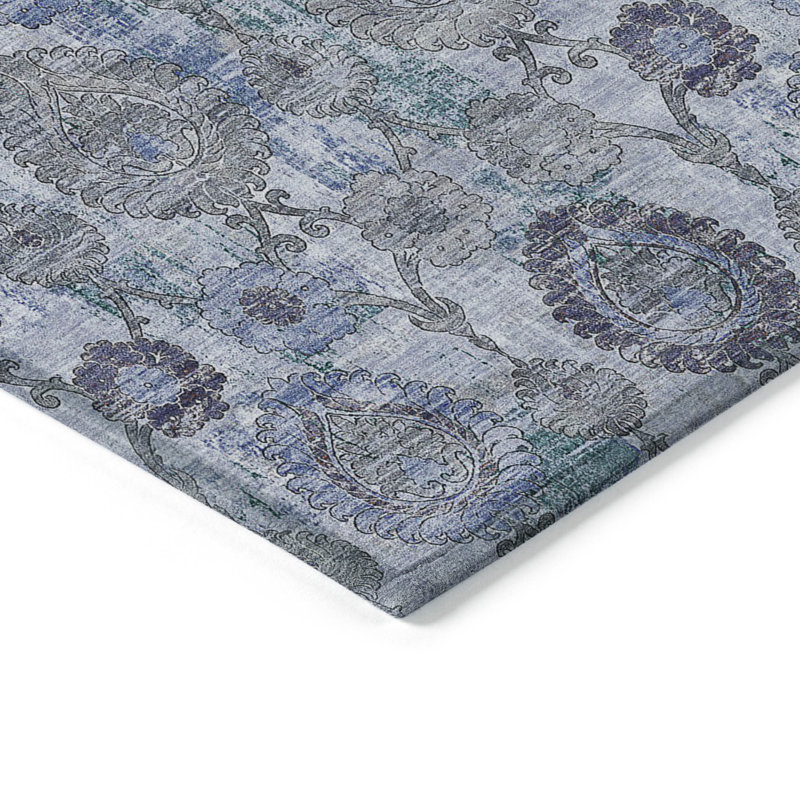 Tapis intérieur / extérieur Malchow avec envers antidérapant, Rectangle 9 pi x 12 pi