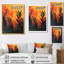 The Fiery Expressionism Tropical Forest I - Plants, art mural-352513417-352513438-352513436