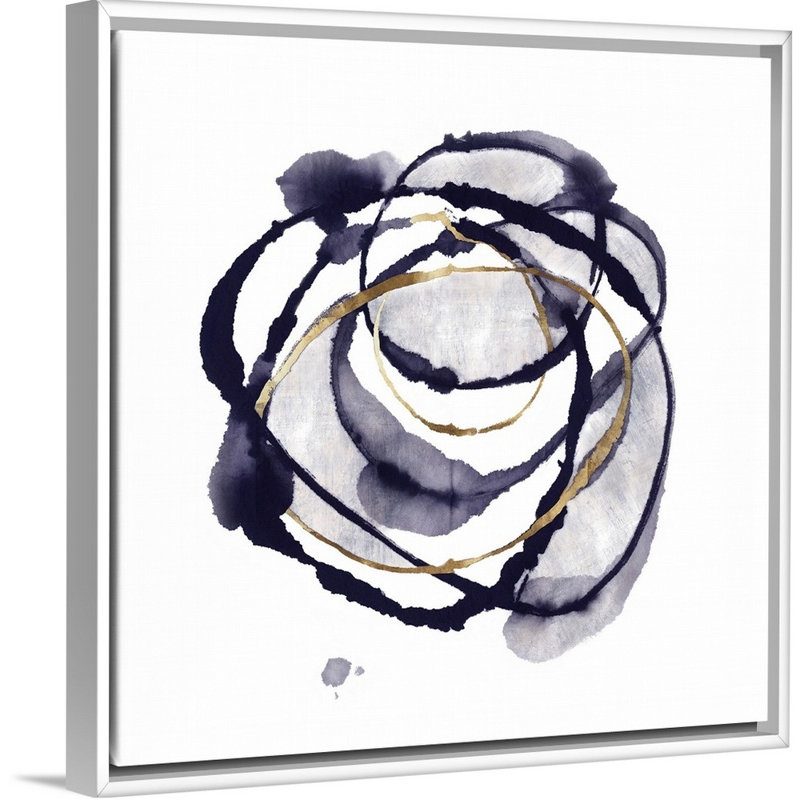 « Around the Universe » par PI studio, impression sur toile, H 18 po x l 18 po x P 1,75 po, Toile blanche encadrée