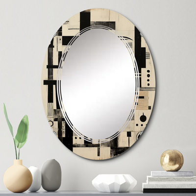 Zephra - Miroir mural moderne ovale