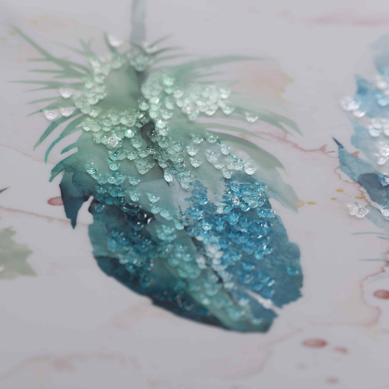 Peinture sur toile encadrée