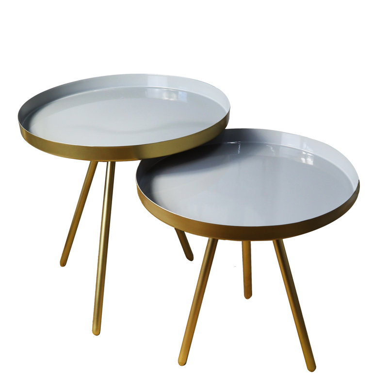 2 - Piece Living Room Table Set, Grey