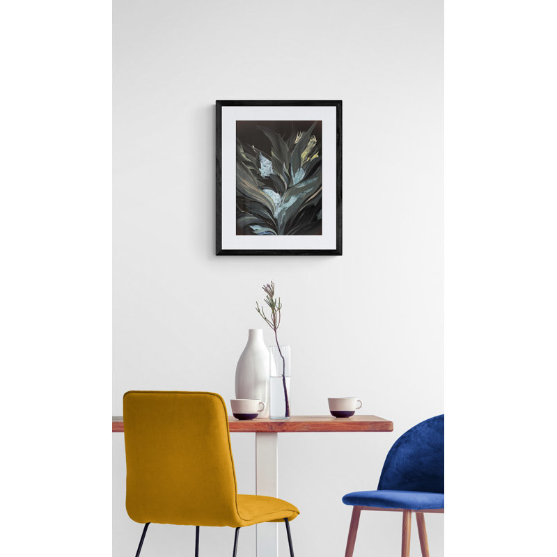 Ancient Citadel Print by Novi Lim, Black Framed Canvas, 33" H x 25" W