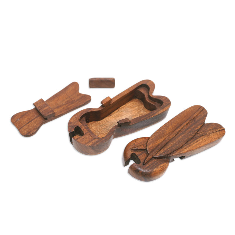 Boîte à casse-tête en bois Ackerley Crickets