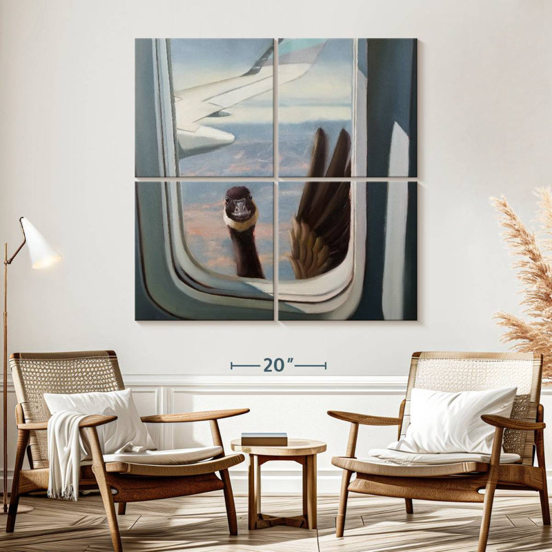 Brampt Friendly Skies, 57" H x 57" W