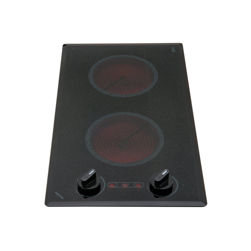Kenyon Mediterranean 20" Black Electric Cooktop, 240V