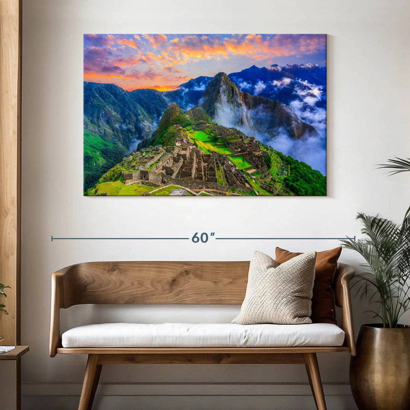 Lilie, ville inca, Machu Picchu, H 32 po x l 48 po