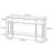 Elegant and retro drawer console table