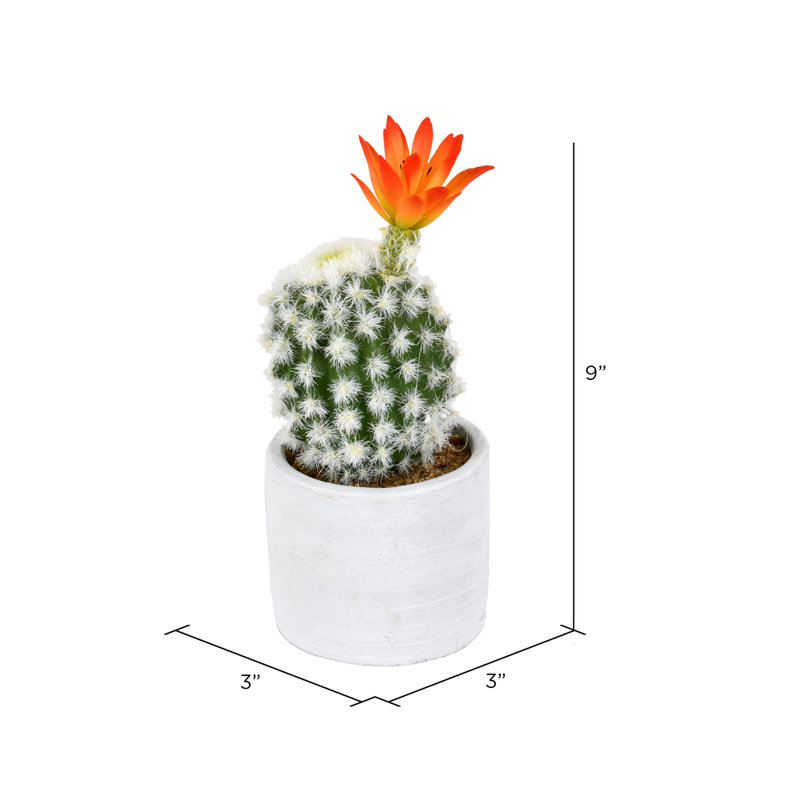 Cactus artificiel 9 "en pot