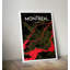 Montreal City Map - No Frame Print-1526599849