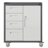 Storage Cabinet With Wheels, Tool Storage Cabinet, Accent Cabinet