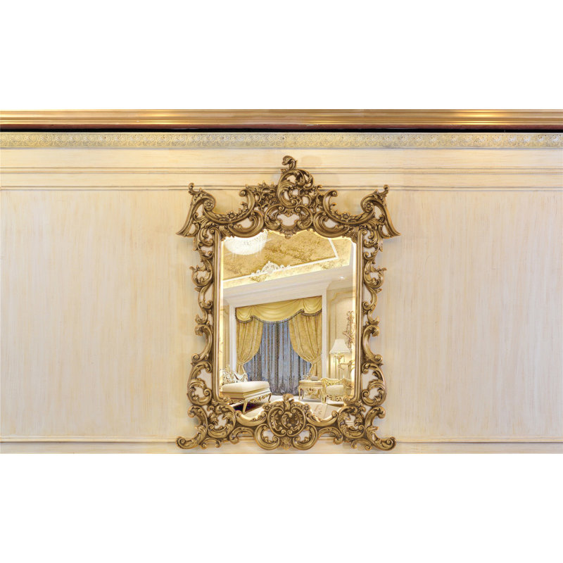 Miroir pleine grandeur Rosia, Doré clair