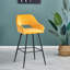 URBNLIVING Upholstered Counter Stool with Metal Frame-85587886