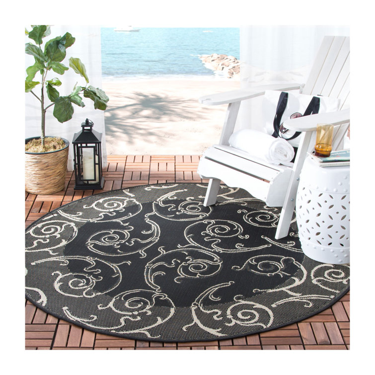 Darryl-James Performance Floral Indoor/Outdoor Area Rug