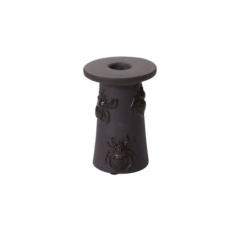 Scuttling Spiders Candleholder 3.25"x 4.5"