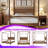 Dormal Solid Wood Queen Size Four Poster Canopy Bed Frame No Box Spring Needed-1574416574