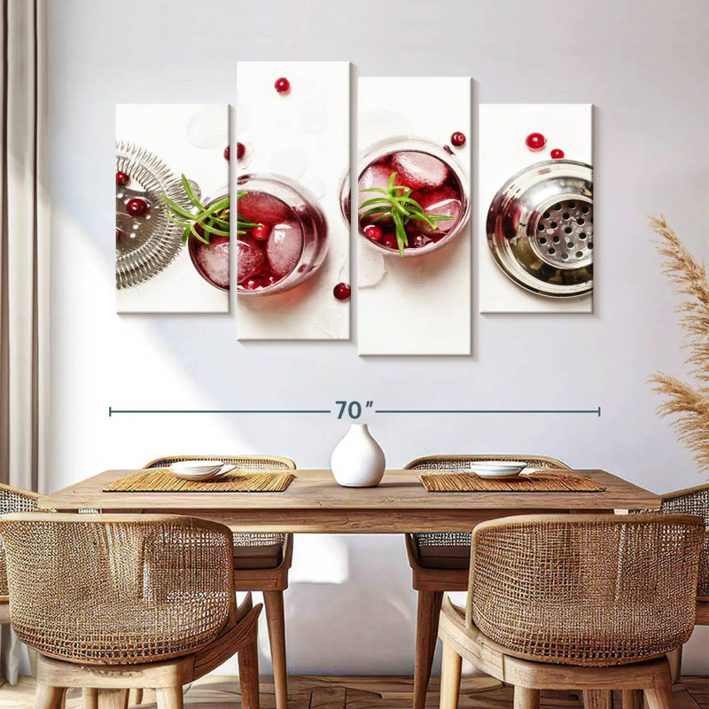 Yarlin Cranberry Cocktail Mix, 42" H x 68" W