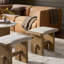 Poe Upholstered Accent Stool