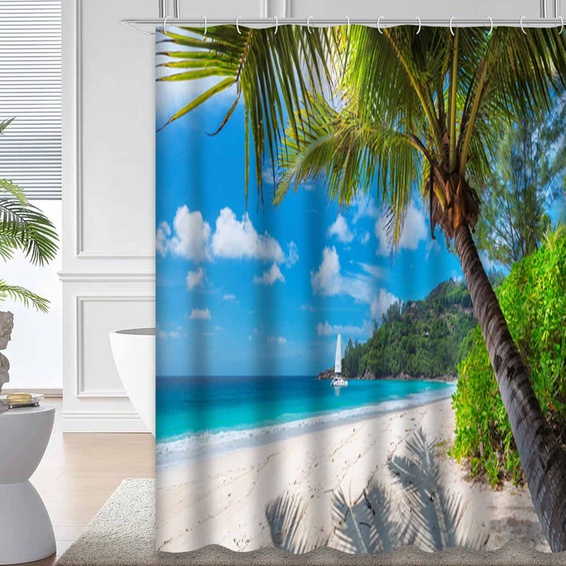 Magnifique bateau à voile sur la plage de sable de la Jamaïque avec 12 crochets, L 72 po x l 84 po