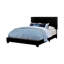 Grand lit à panneau noir rembourré avec un attrait élégant et confortable pour la chambre à coucher-274827224-274827226