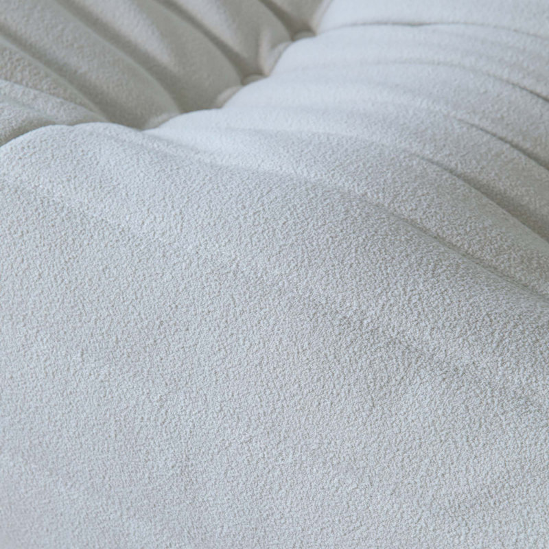 Canapé moelleux simple chenille, parfait pour les petits espaces avec confort et style