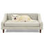 Canapé-lit surélevé durable et confortable avec accoudoirs irréguliers de conception moderne, idéal pour les chiens de taille moyenne et grande-379000764