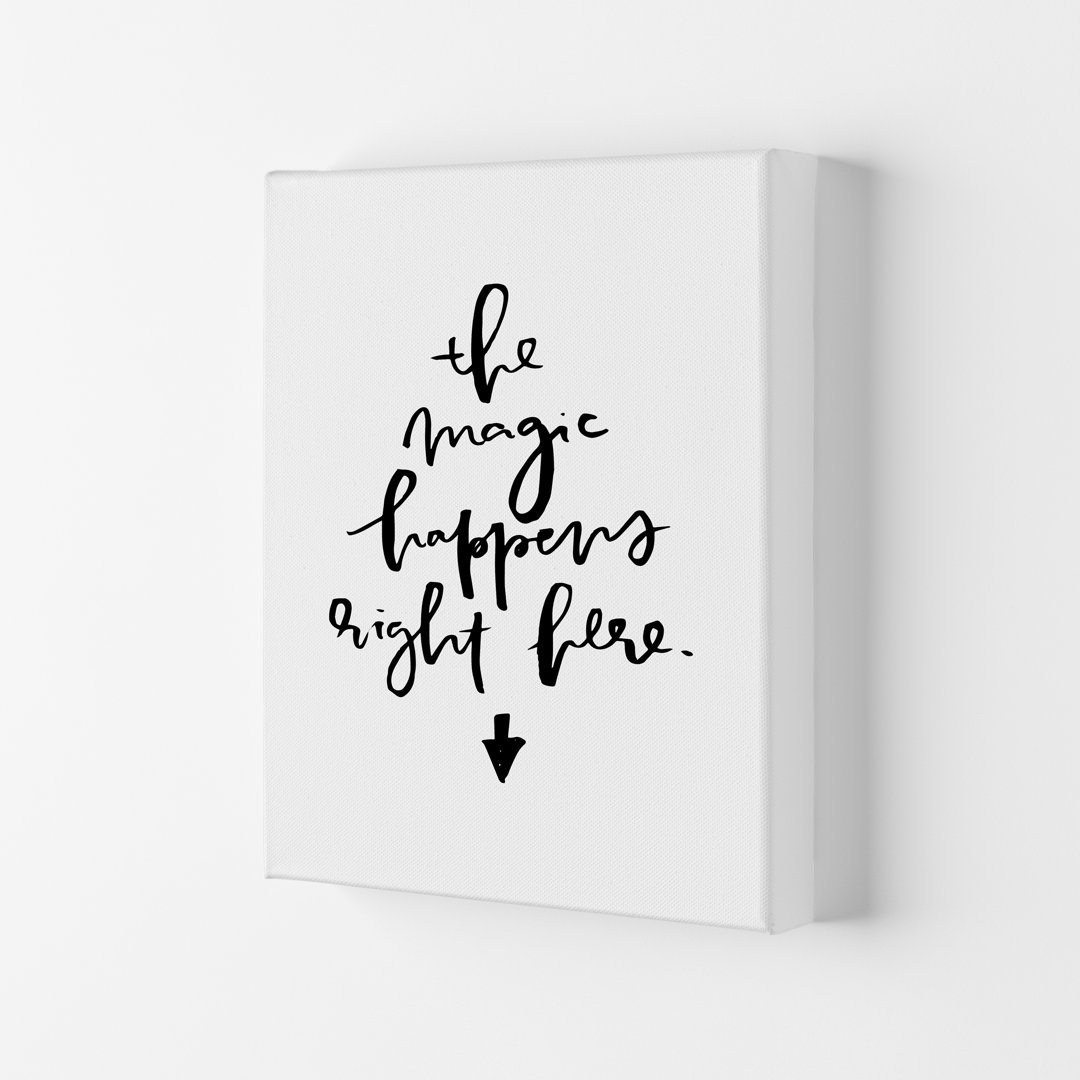 The Magic Happens Right Here by Planeta444 - Print