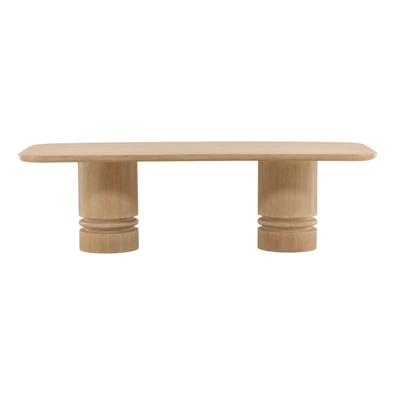 Torrin Dining Table Light Natural 102"