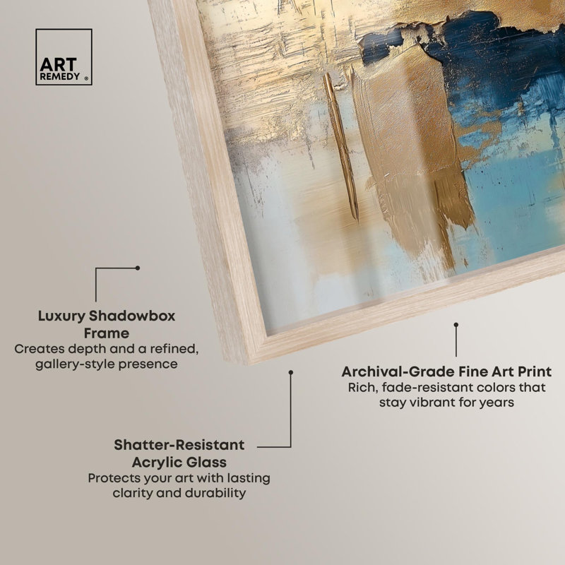 Reproduction sarcelle Granted Pass Turquoise II par Art Remedy, H 31 po x l 37 po, Crème, crème