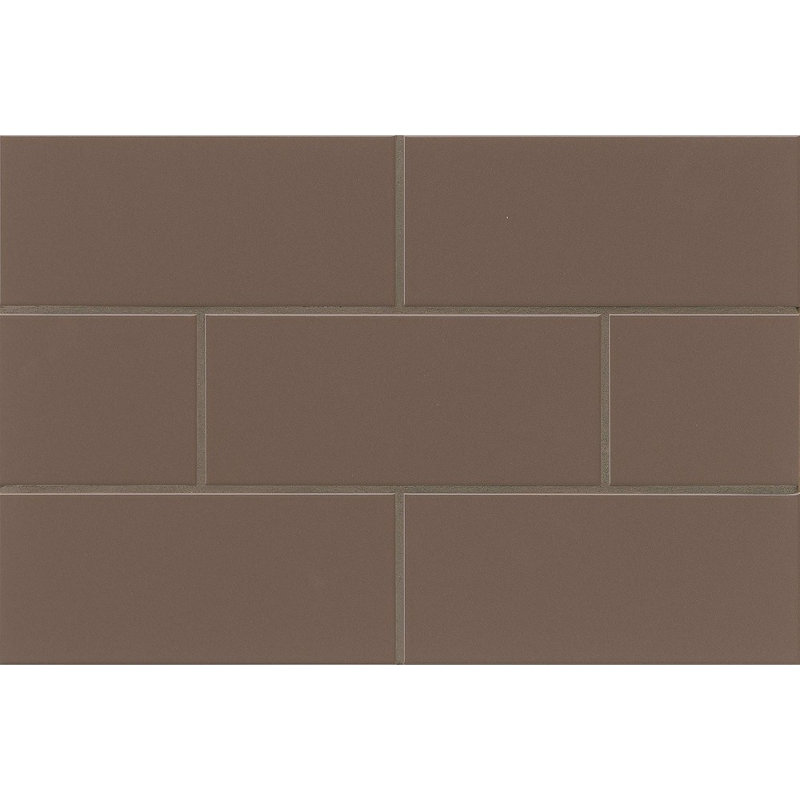 SAMPLE - Nantucket Ceramic Subway Tile, Gloss Sea Otter