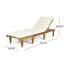 Ariana Kd Wood Chaise Lounge W/ Cushion-1327559996