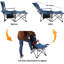 Chaise de camping inclinable
