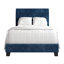 Ensemble de chambre à coucher 4 pièces en velours côtelé Pravesh-1003790005-1003789987