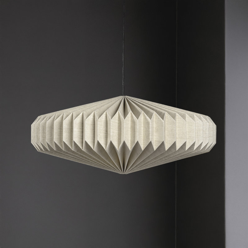 Nolan 21.25" Modern Vintage Honeycomb Shade LED Pendant Light